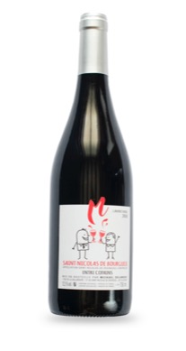 entre copains vin cabernet à Saint-Nicolas-de-Bourgueil dans l'Indre-et-Loire 37